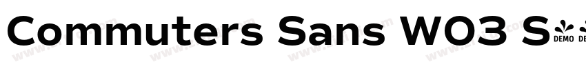 Commuters Sans W03 S字体转换